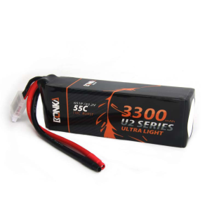 BONKA 3300mAh 55C 6S LiPo Battery for RC Helicopter